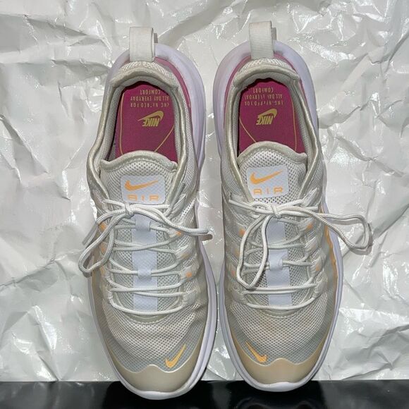 Nike Air Max Axis White / Pink Women's Running Shoes Size 8.5M - Picture 6 of 16